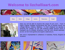 Tablet Screenshot of lizchallisart.com